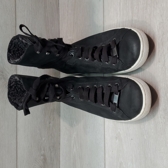 Ugg Australia Starlyn High top lace up Leather Boots sneakers shoes 9.5 - Picture 4 of 14